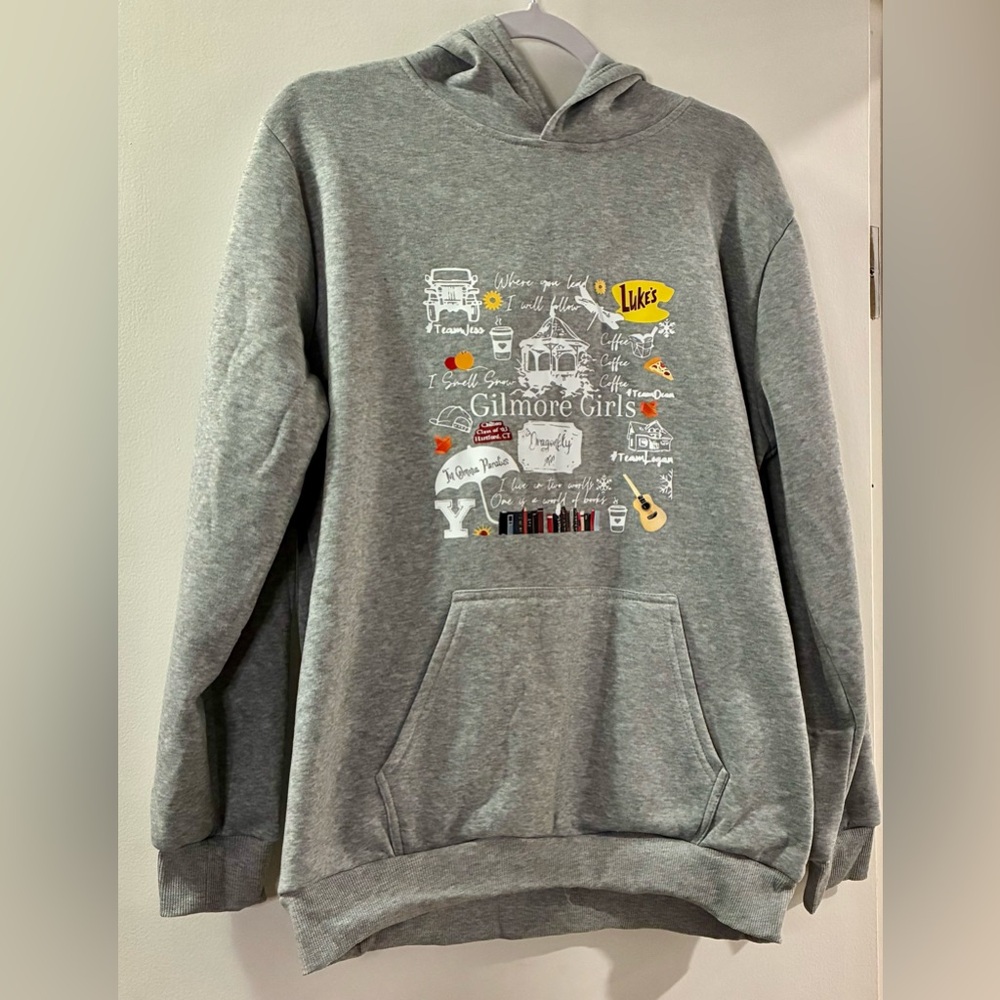 Gray Gilmore Girls Hoodie